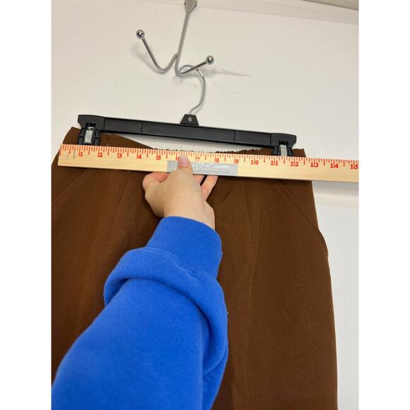 Salon Studio Pull On Vintage Pants ~ Sz 8P ~ Brown~ High Rise ~ - Picture 5 of 9